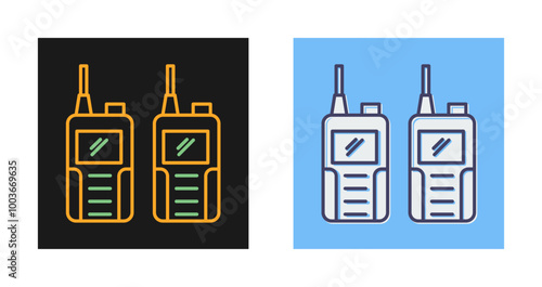 Walkie Talkie Vector Icon
