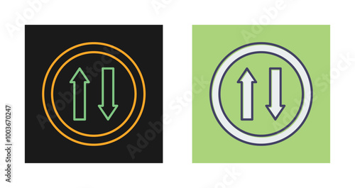 Traffic Sign Vector Icon
