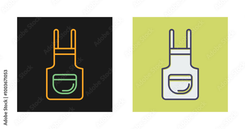 Apron Vector Icon Apron Vector Icon