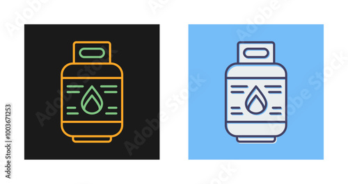 Gas Bottle Vector Icon