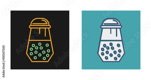 Salt Shaker Vector Icon