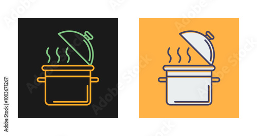 Cooking Pot Vector Icon