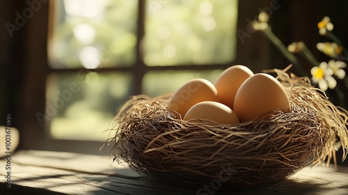 Eggs 8k realistic lighting highly detailed high resolution photo