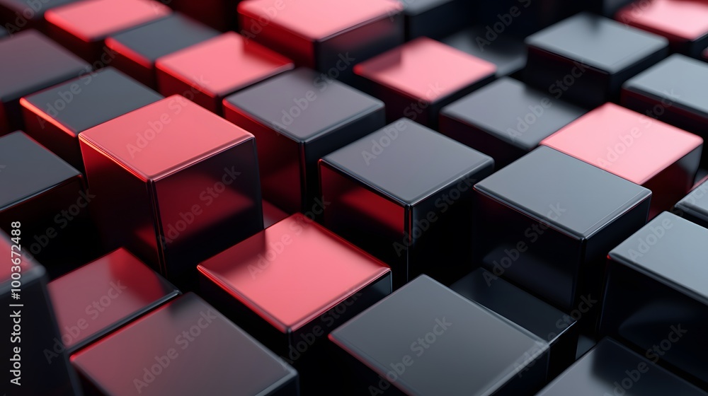 Abstract 3d rendering of geometric shapes. Composition with squares. Cube design. Modern background for poster, cover, branding, banner, placard. Abstract 3d rendering of geometric shapes. Composition with squares. Cube design. Modern background for poster, cover, branding, banner, placard.