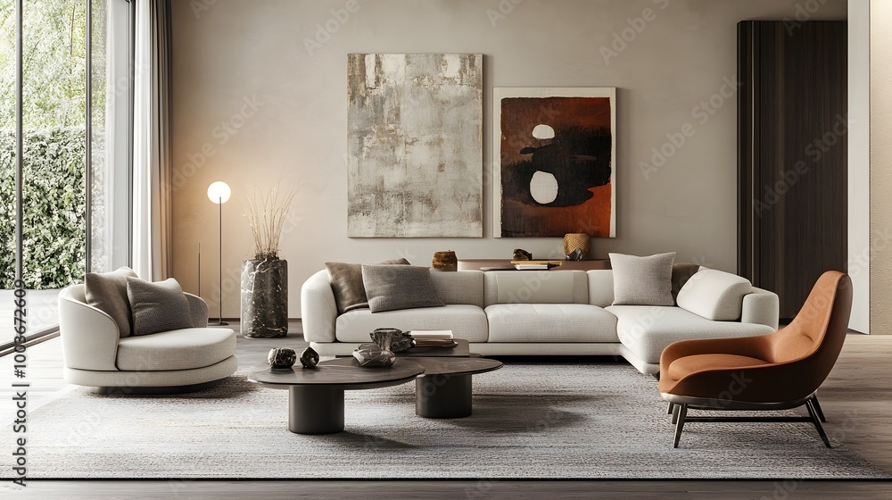 Fototapeta premium modern living room