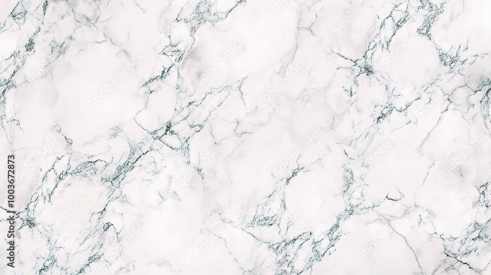 Elegant White Marble with Green Veins Background Elegant White Marble with Green Veins Background