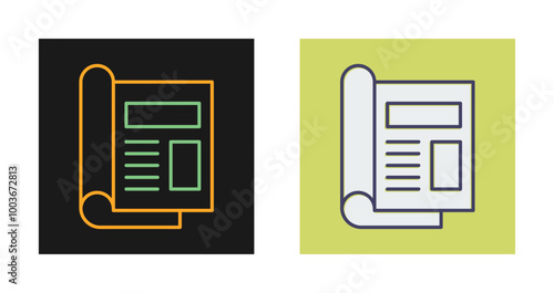 Magazine Vector Icon