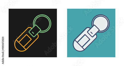 Keychain Vector Icon