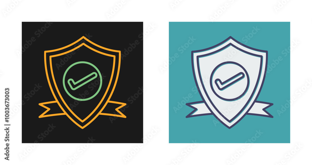 Shield Vector Icon Shield Vector Icon