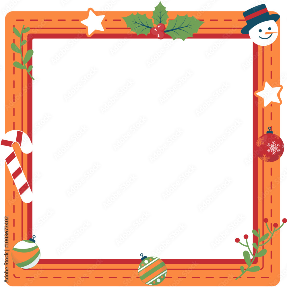 Obraz premium Christmas Frame Decoration