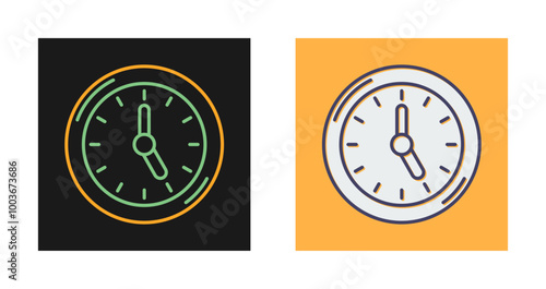 Free Download Clock Vector Icon - GFXLoad