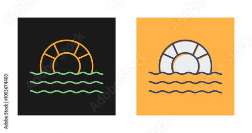Float Vector Icon