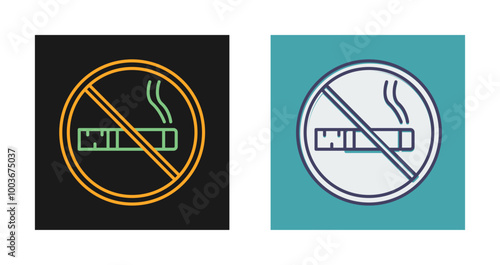 No Smoking Vector Icon