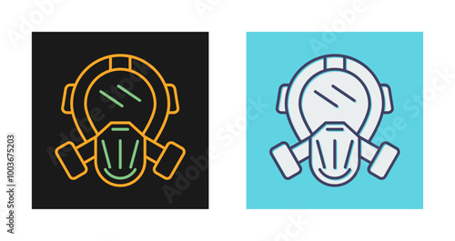 Gas Mask Vector Icon