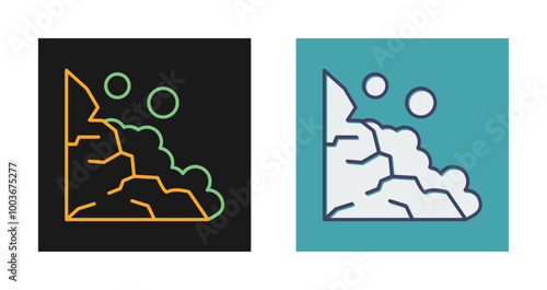 Landslide Vector Icon