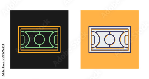 Football Field Vector Icon