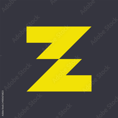 Letter Z logo. Icon design. Template elements. Geometric abstract logos