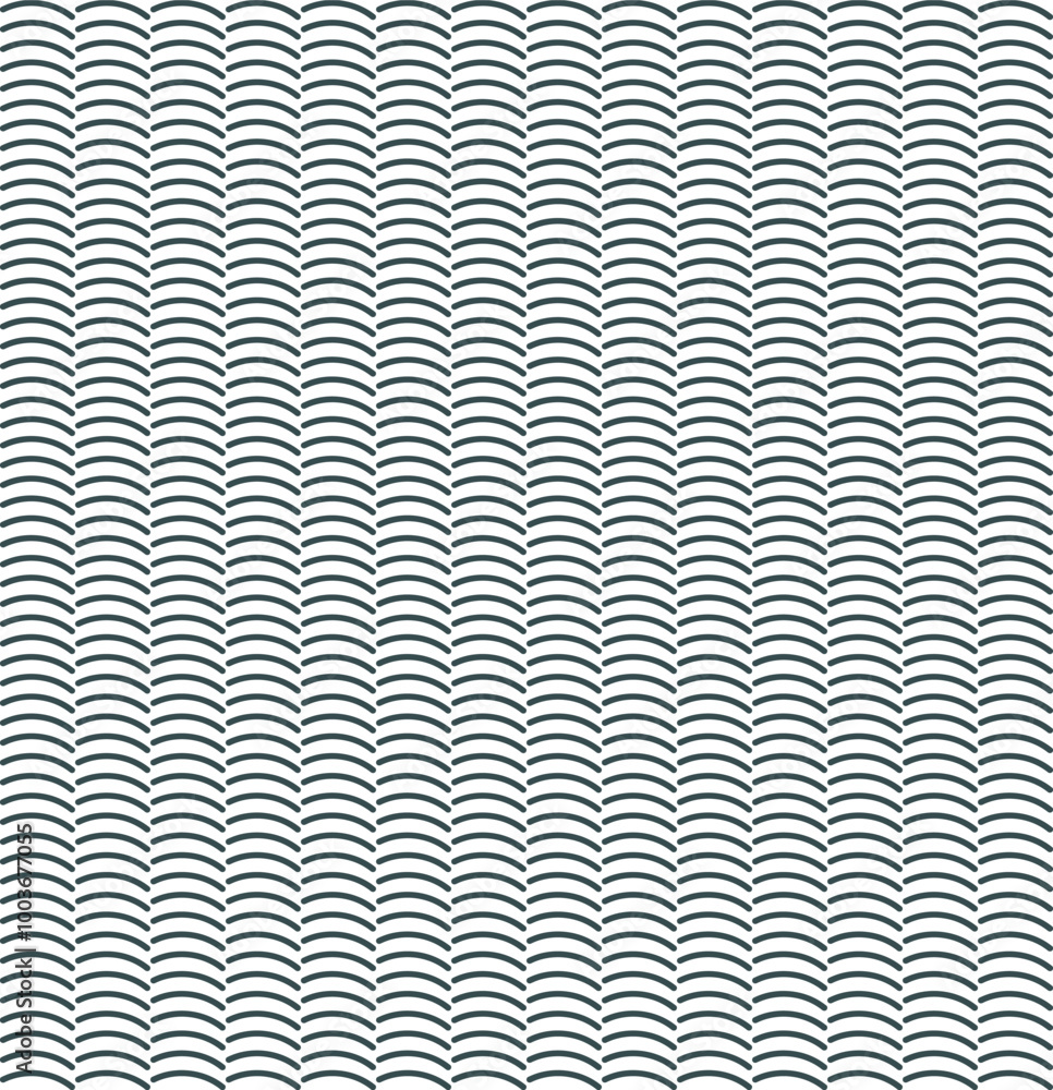 The rounded lines are arranged in vertical columns and form dense scales or fabric. The rounded lines are arranged in vertical columns and form dense scales or fabric.