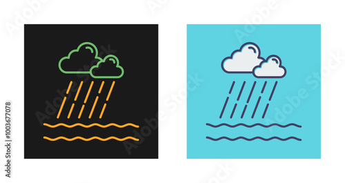 Monsoon Vector Icon