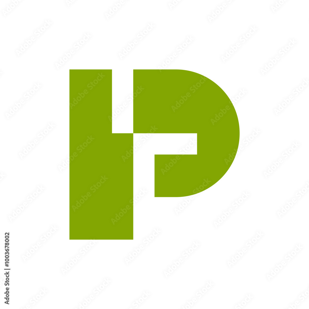 Letter P logo. Icon design. Template elements. Geometric abstract logos Letter P logo. Icon design. Template elements. Geometric abstract logos