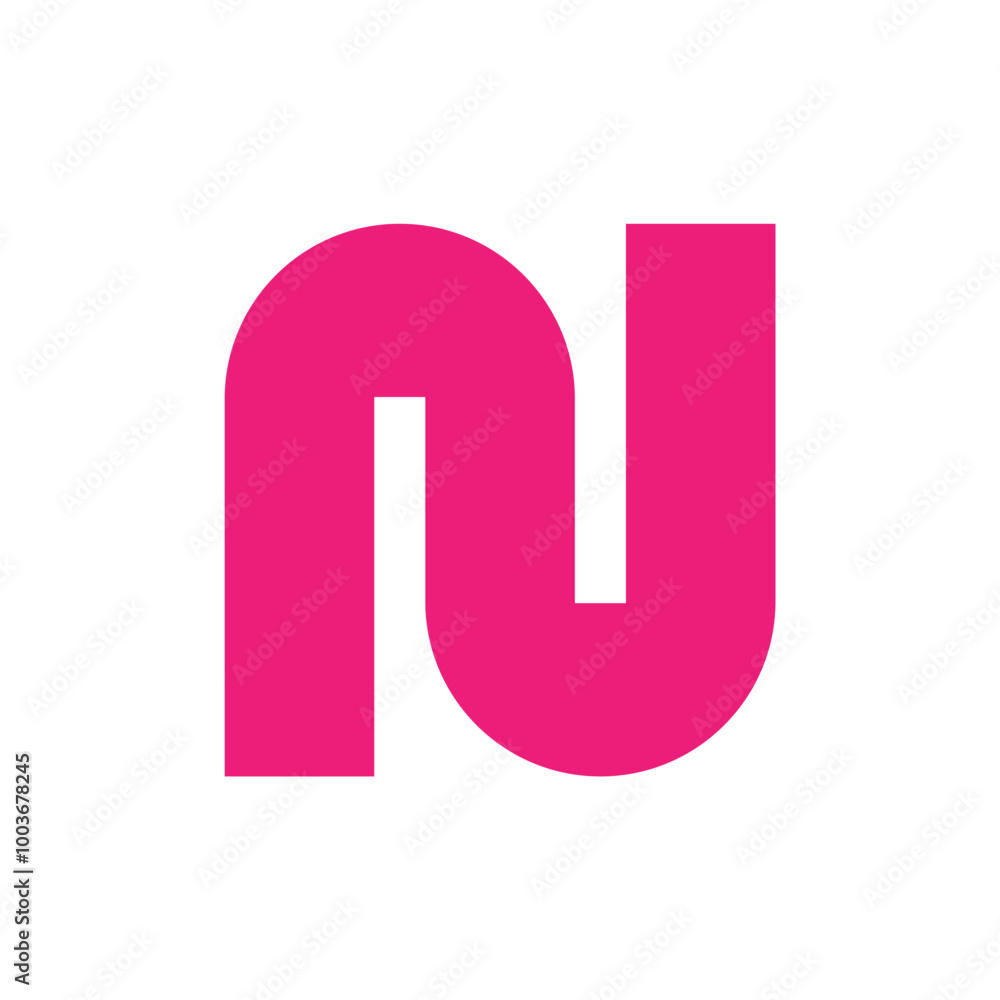 Letter N logo. Icon design. Template elements. Geometric abstract logos Letter N logo. Icon design. Template elements. Geometric abstract logos