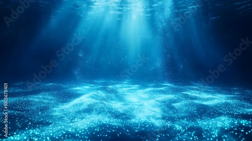 Wallpaper Mural Underwater Light Rays and Glimmering Water Torontodigital.ca