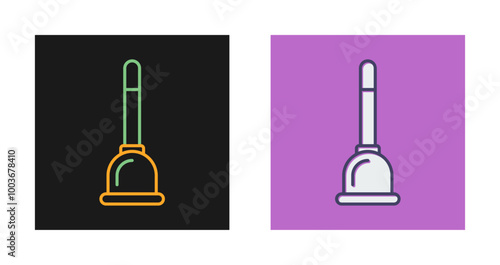 Plunger Vector Icon