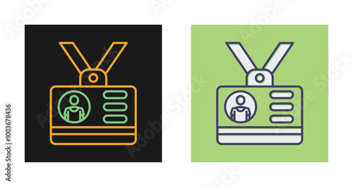 Id Card Vector Icon