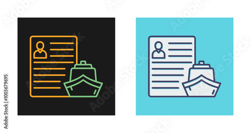 Ship Broker Vector Icon