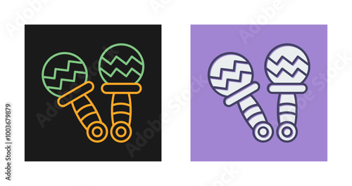 Maracas Vector Icon