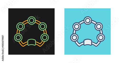 Tambourine Vector Icon