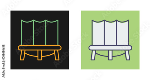 Trampoline Vector Icon