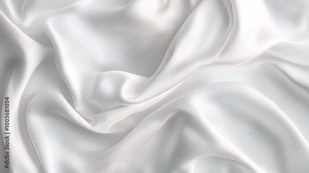 Soft White Satin Fabric Texture Background Soft White Satin Fabric Texture Background