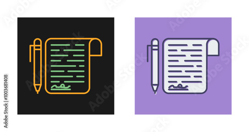 Agreement Vector Icon