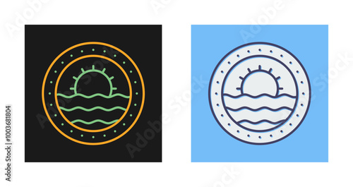 Porthole Vector Icon