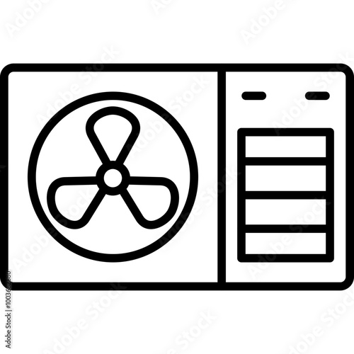 Air Source Heat Pump Icon