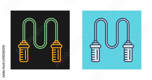 Jumping Rope Vector Icon