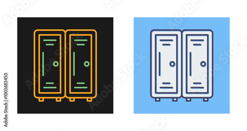 Locker Room Vector Icon