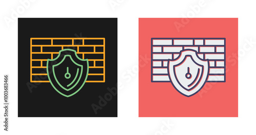 Firewall Vector Icon