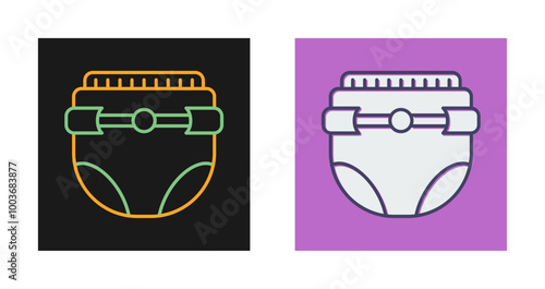 Diaper Vector Icon