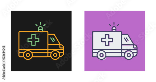 Ambulance Vector Icon