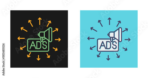 Advertising Submission Vector Icon