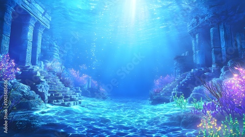 Underwater Ruins Temple