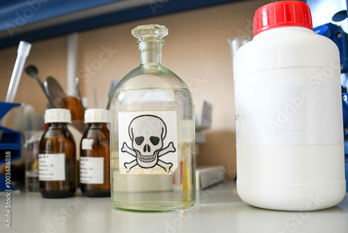 Fotografie bottles of poison