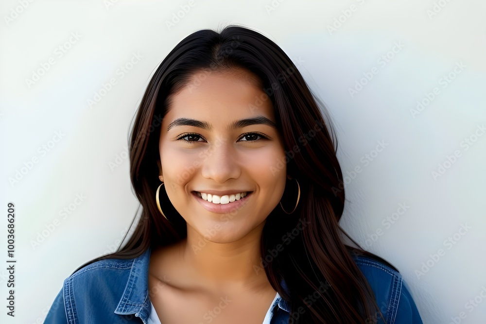 isolated Young pretty happy smiling native american woman set against a solid wall, head shot, indigenous, aboriginal, portrait, female, cheerful, traditional, culture, beauty, expression, confident isolated Young pretty happy smiling native american woman set against a solid wall, head shot, indigenous, aboriginal, portrait, female, cheerful, traditional, culture, beauty, expression, confident