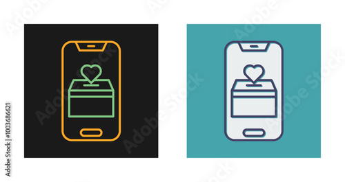 Online Donation Vector Icon