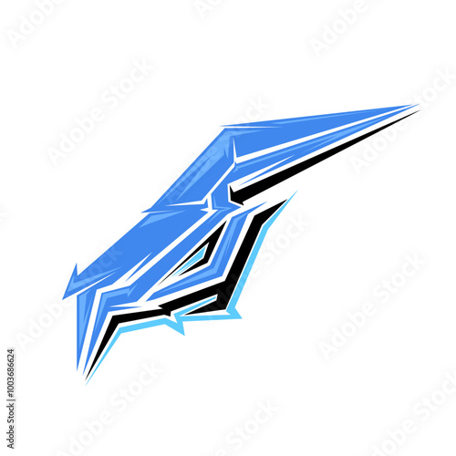  Illustration abstract racing background .Print vinyl and decal for cars. The design is modern. Racing Stripes Decal Sport. Background abstract. Decal Stripes Element
