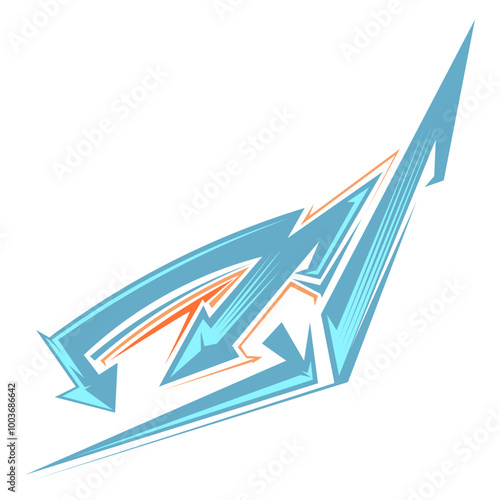  Illustration abstract racing background .Print vinyl and decal for cars. The design is modern. Racing Stripes Decal Sport. Background abstract. Decal Stripes Element
