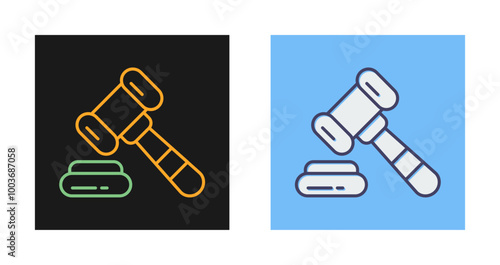 Auction Vector Icon