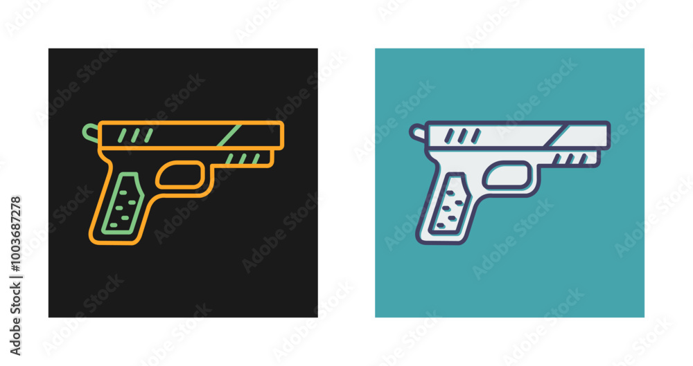 Pistol Vector Icon Pistol Vector Icon